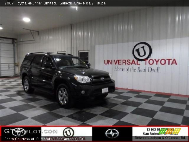 2007 Toyota 4Runner Limited in Galactic Gray Mica