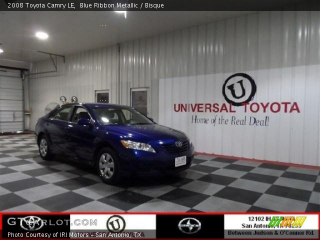 2008 Toyota Camry LE in Blue Ribbon Metallic