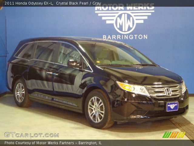 2011 Honda Odyssey EX-L in Crystal Black Pearl