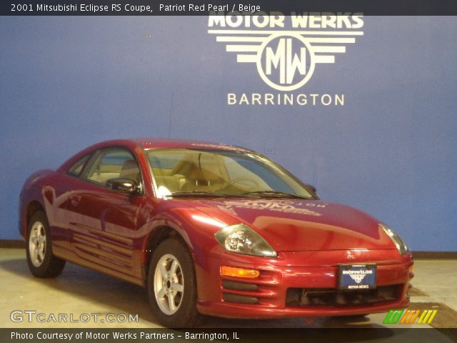 2001 Mitsubishi Eclipse RS Coupe in Patriot Red Pearl