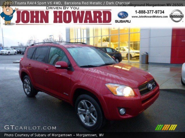 2010 Toyota RAV4 Sport V6 4WD in Barcelona Red Metallic