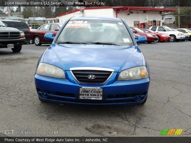 2004 Hyundai Elantra GLS Sedan in Tidal Wave Blue