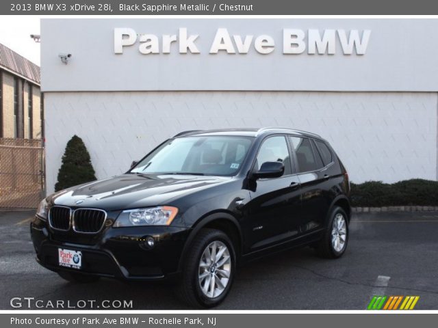 2013 BMW X3 xDrive 28i in Black Sapphire Metallic