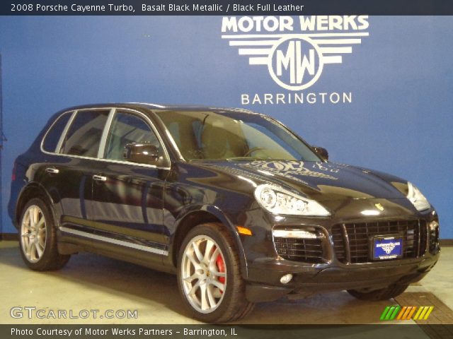 2008 Porsche Cayenne Turbo in Basalt Black Metallic