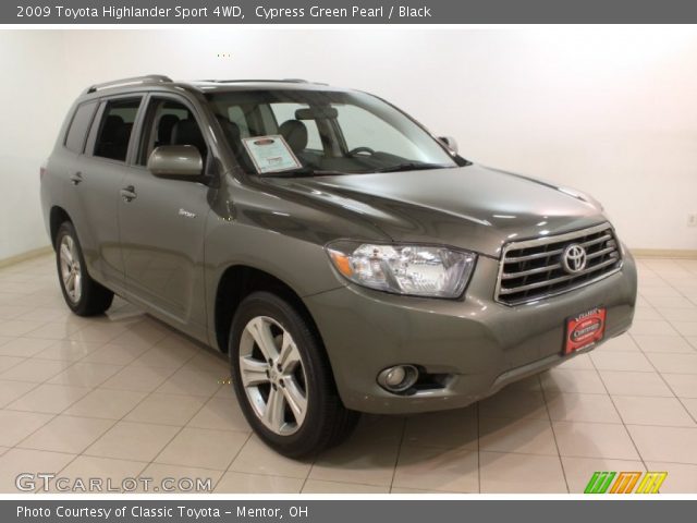 2009 Toyota Highlander Sport 4WD in Cypress Green Pearl