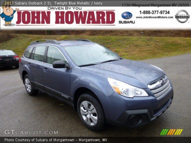 2013 Subaru Outback 2.5i in Twilight Blue Metallic