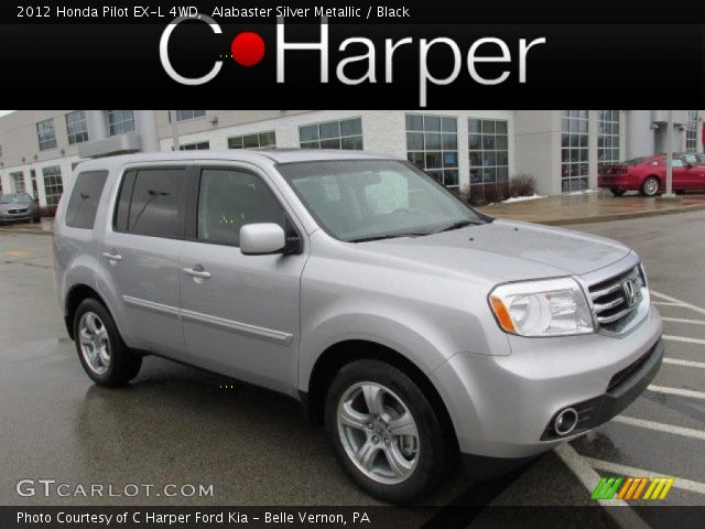 2012 Honda Pilot EX-L 4WD in Alabaster Silver Metallic