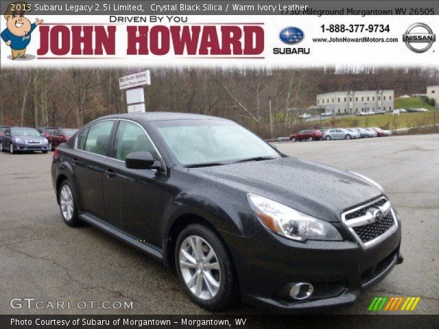 2013 Subaru Legacy 2.5i Limited in Crystal Black Silica