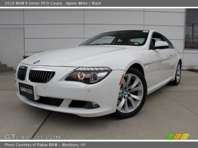 2010 BMW 6 Series 650i Coupe in Alpine White