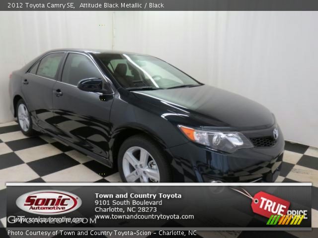 2012 Toyota Camry SE in Attitude Black Metallic