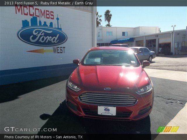 2013 Ford Fusion S in Ruby Red Metallic
