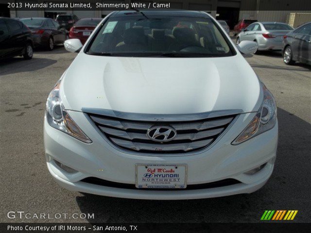 2013 Hyundai Sonata Limited in Shimmering White