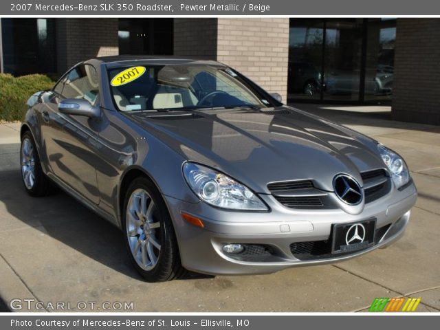 2007 Mercedes-Benz SLK 350 Roadster in Pewter Metallic