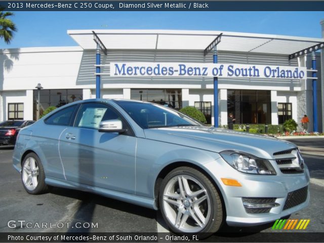 2013 Mercedes-Benz C 250 Coupe in Diamond Silver Metallic