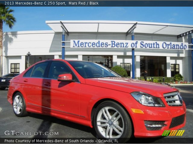 2013 Mercedes-Benz C 250 Sport in Mars Red
