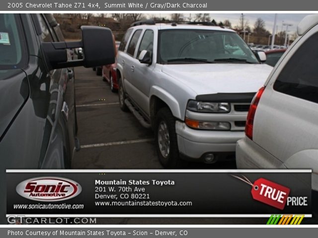 2005 Chevrolet Tahoe Z71 4x4 in Summit White