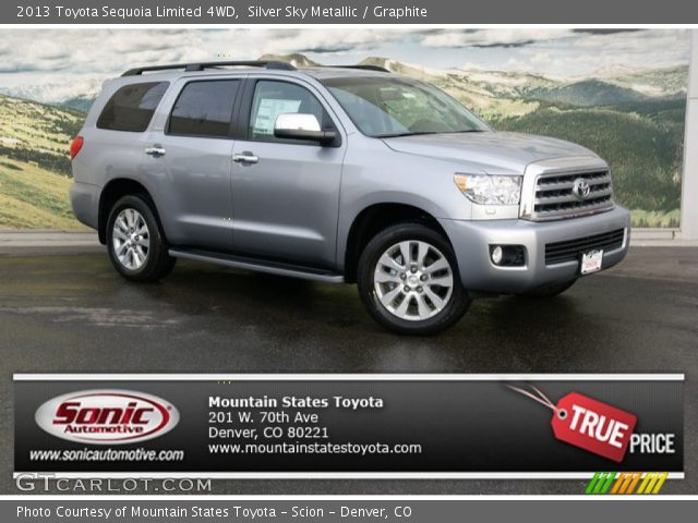 2013 Toyota Sequoia Limited 4WD in Silver Sky Metallic