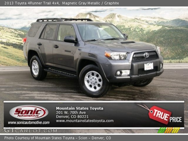 2013 Toyota 4Runner Trail 4x4 in Magnetic Gray Metallic