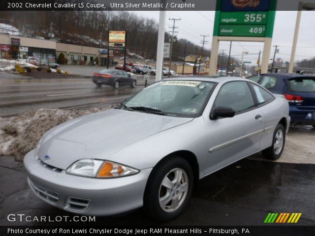 2002 Chevrolet Cavalier LS Coupe in Ultra Silver Metallic