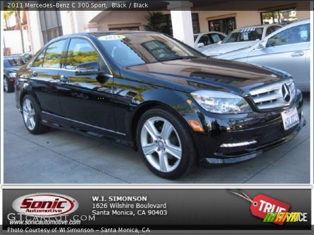 2011 Mercedes-Benz C 300 Sport in Black