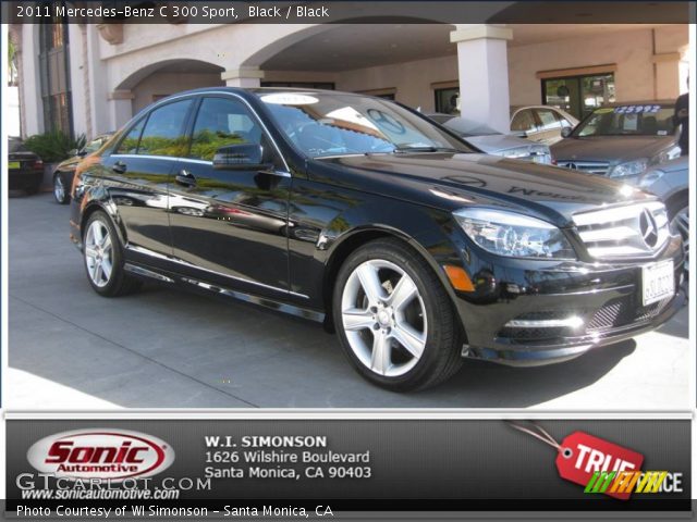 2011 Mercedes-Benz C 300 Sport in Black