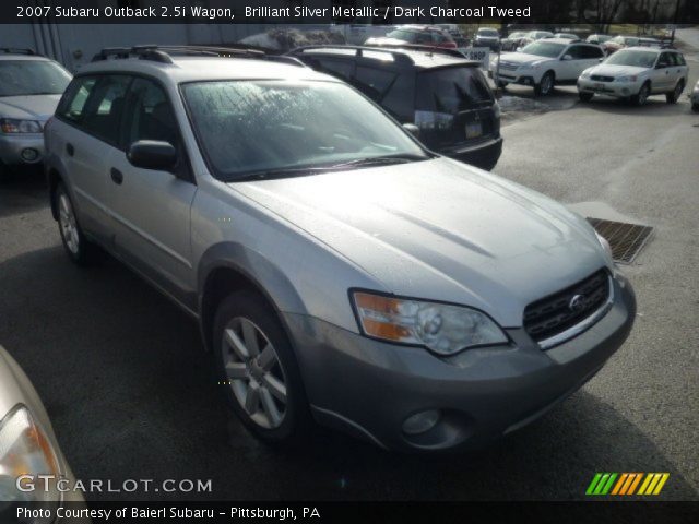 2007 Subaru Outback 2.5i Wagon in Brilliant Silver Metallic