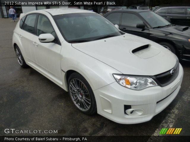 2012 Subaru Impreza WRX STi 5 Door in Satin White Pearl