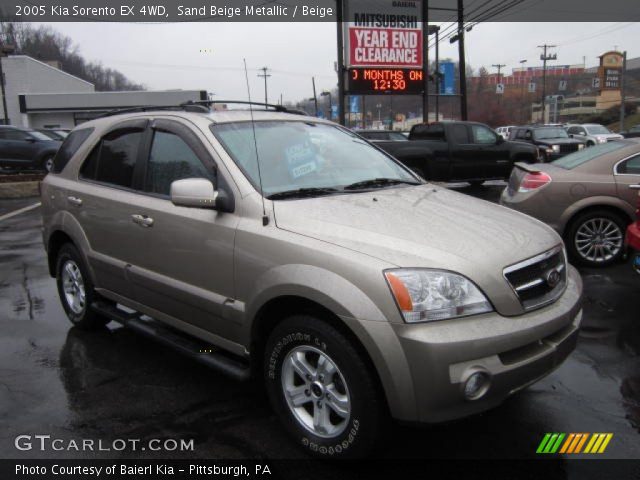 2005 Kia Sorento EX 4WD in Sand Beige Metallic