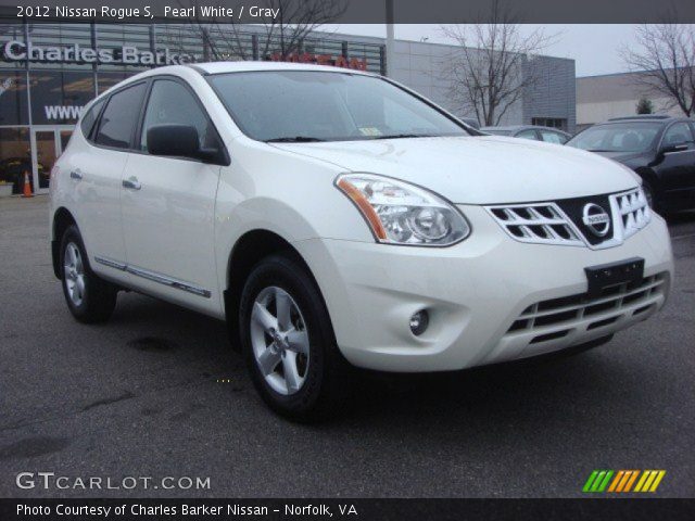 2012 Nissan Rogue S in Pearl White