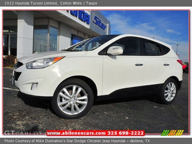 2013 Hyundai Tucson Limited in Cotton White