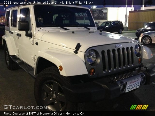 2012 Jeep Wrangler Unlimited Sport S 4x4 in Bright White