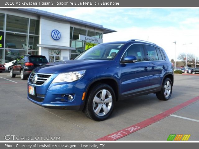 2010 Volkswagen Tiguan S in Sapphire Blue Metallic