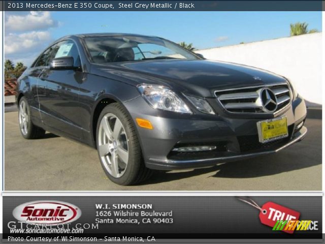 2013 Mercedes-Benz E 350 Coupe in Steel Grey Metallic