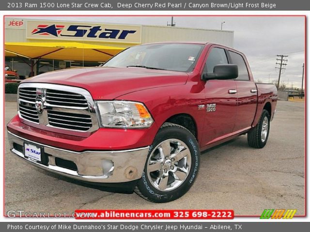 2013 Ram 1500 Lone Star Crew Cab in Deep Cherry Red Pearl