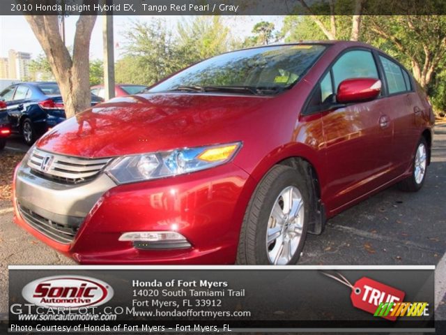 2010 Honda Insight Hybrid EX in Tango Red Pearl