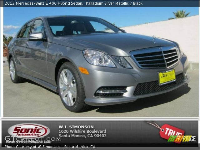 2013 Mercedes-Benz E 400 Hybrid Sedan in Palladium Silver Metallic