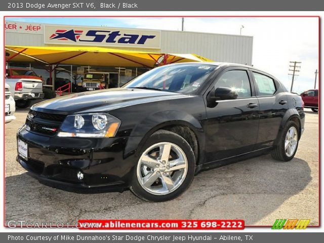 2013 Dodge Avenger SXT V6 in Black