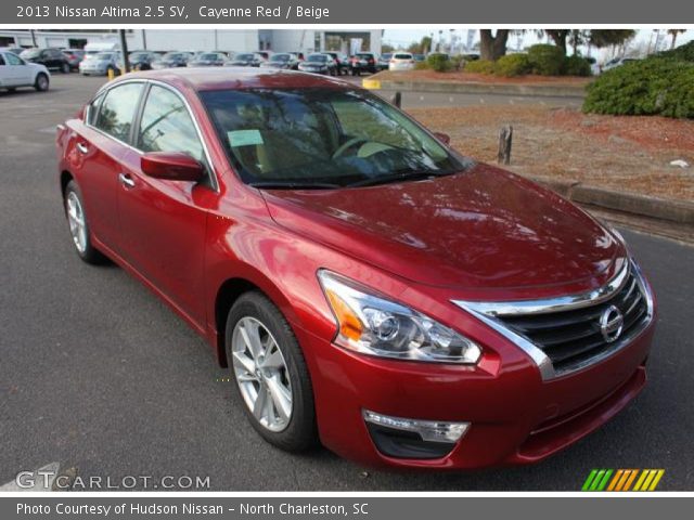 2013 Nissan Altima 2.5 SV in Cayenne Red