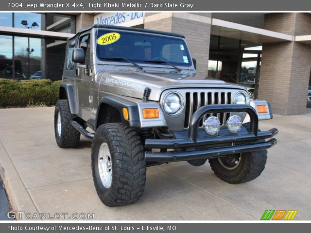 2004 Jeep Wrangler X 4x4 in Light Khaki Metallic
