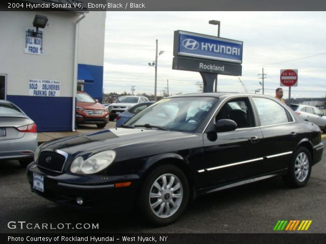 2004 Hyundai Sonata V6 in Ebony Black