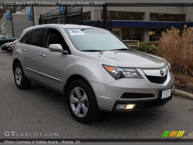 2011 Acura MDX Technology in Palladium Metallic