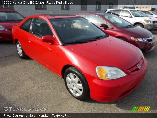 Red honda civic coupe 2001 #4