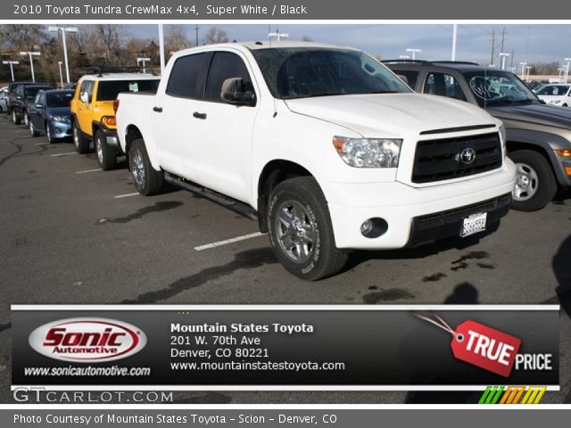 2010 Toyota Tundra CrewMax 4x4 in Super White