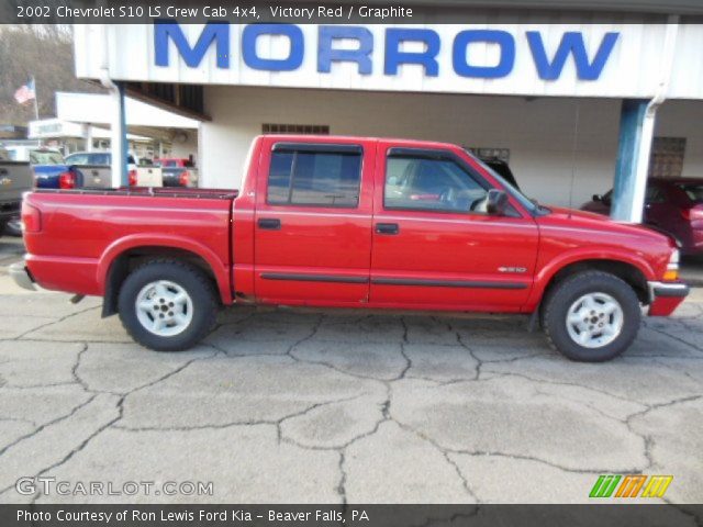 2002 Chevrolet S10 LS Crew Cab 4x4 in Victory Red