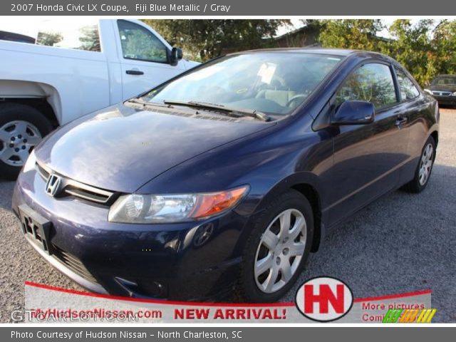 2007 Honda Civic LX Coupe in Fiji Blue Metallic