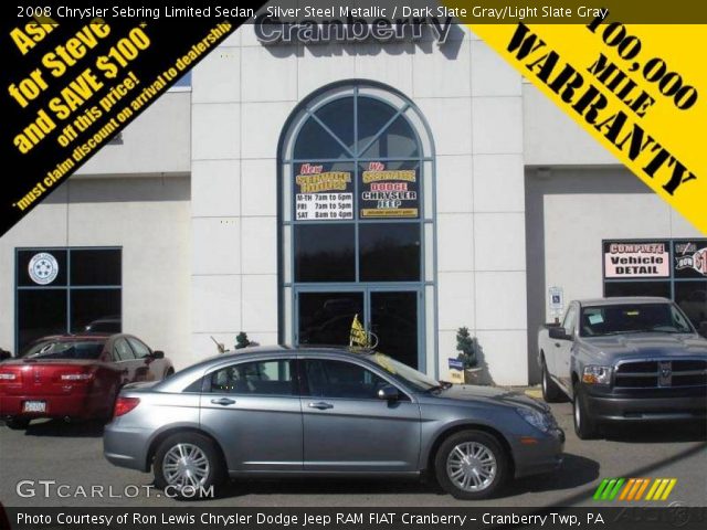 2008 Chrysler Sebring Limited Sedan in Silver Steel Metallic