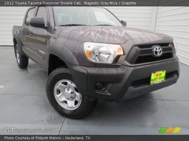 2012 Toyota Tacoma Prerunner Double Cab in Magnetic Gray Mica