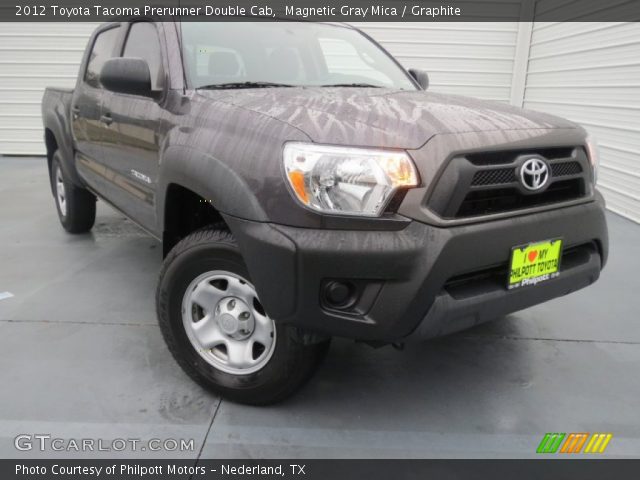 2012 Toyota Tacoma Prerunner Double Cab in Magnetic Gray Mica