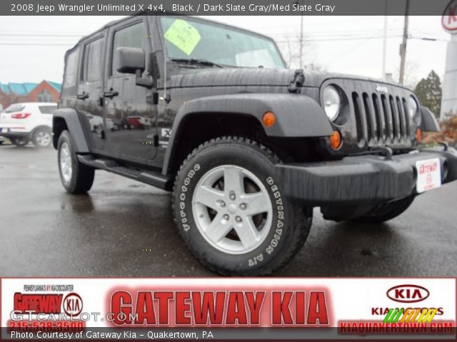 2008 Jeep Wrangler Unlimited X 4x4 in Black