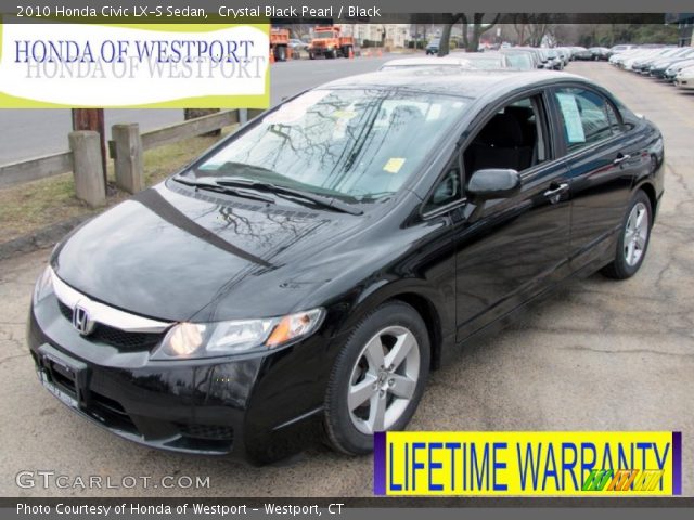 2010 Honda Civic LX-S Sedan in Crystal Black Pearl